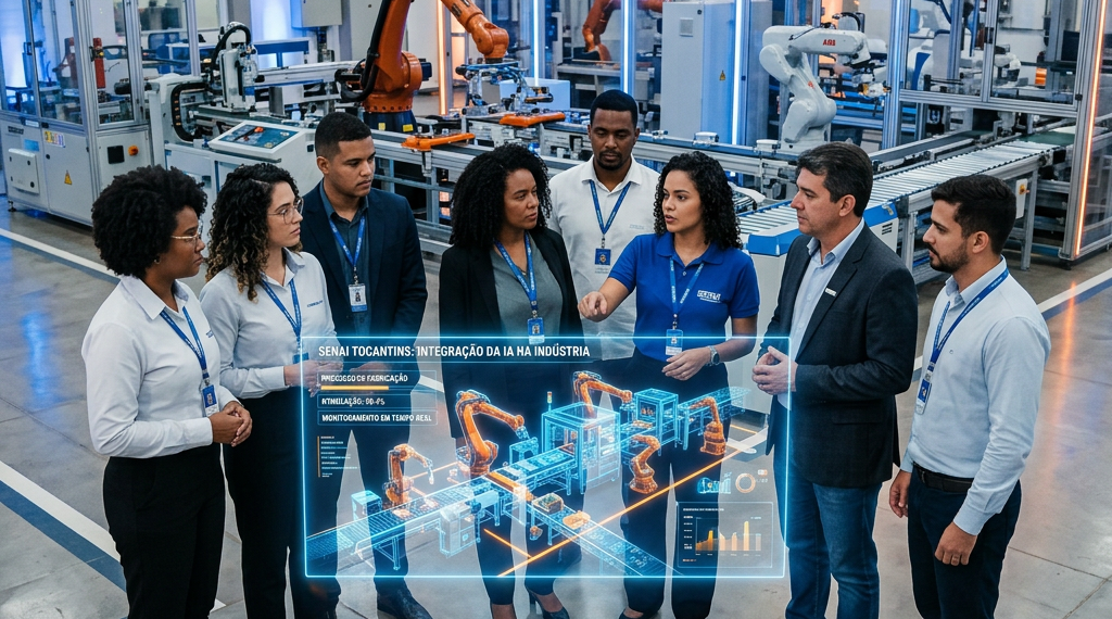 SENAI Tocantins promove imersão para aproximar indústrias das aplicações práticas da inteligência artificial