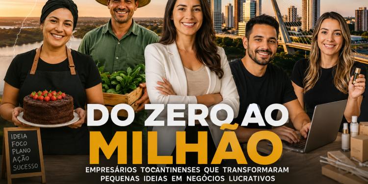Do Zero ao Milhão: empresários tocantinenses transformam pequenas ideias em negócios lucrativos e impulsionam a economia regional